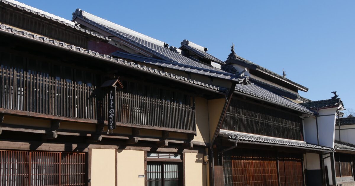江戸時代の町家建築外観