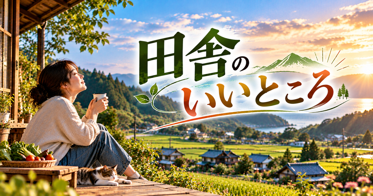 田舎のいいところを実感できる暮らしとは｜移住や子育てにおすすめの理由と楽しみ方を徹底解説